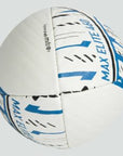 Canterbury MAX 460 ELITE RUGBY BALL WHITE BLACK BLUE 5