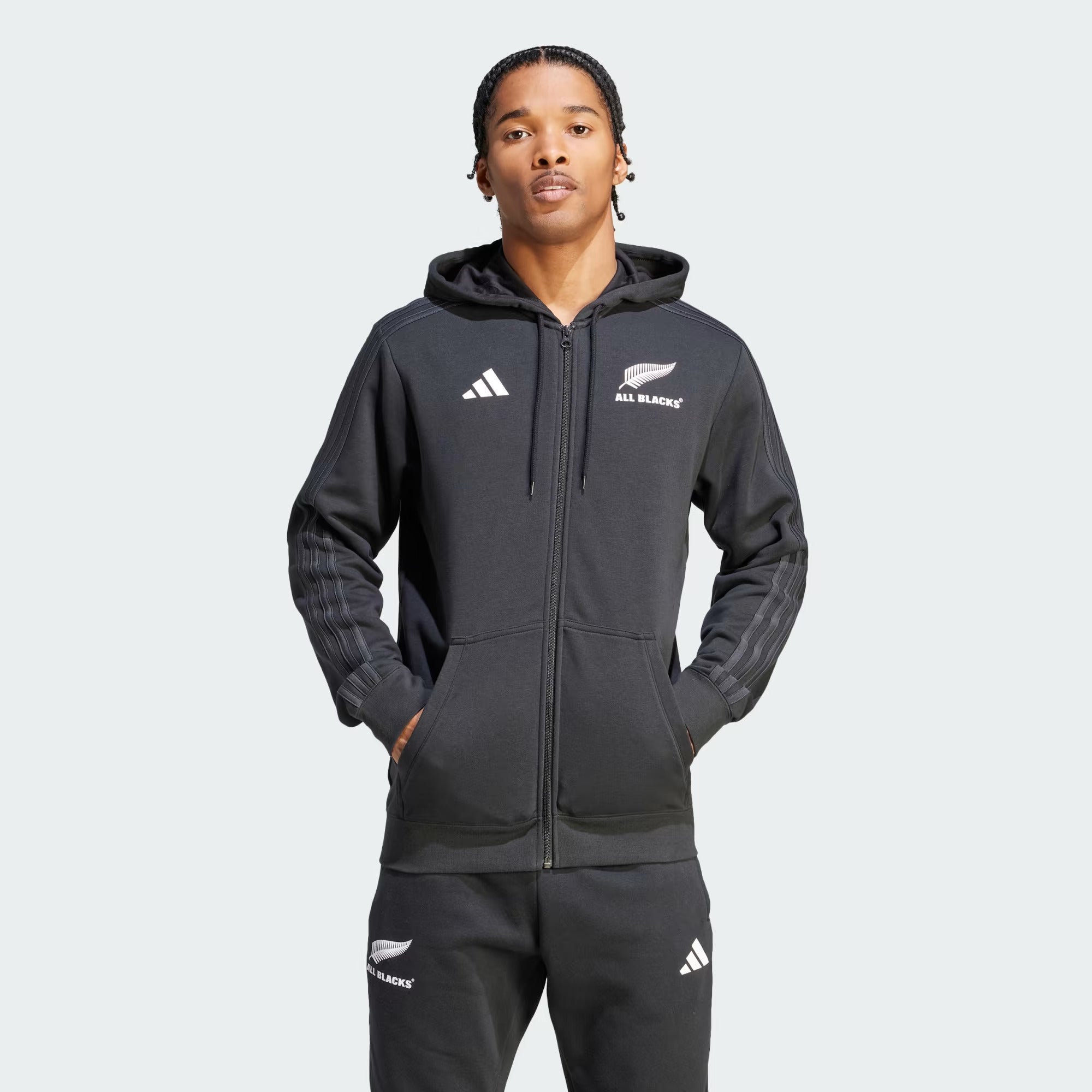 ALL BLACKS FULL ZIP HOODY